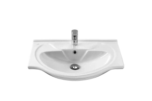 Встраиваемая раковина Misty Байкал 60 белая глянцевая