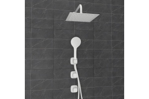 A9551.266.146.254.328.156.155  Встраиваемый комплект для душа с верхней душевой насадкой и лейкой - 2