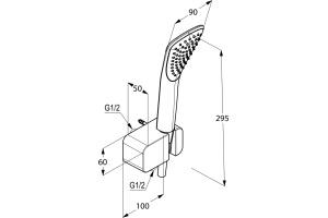 Душевой гарнитур Kludi Fizz (6767091-00) - 2