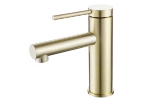 Смеситель для раковины ABBER Emotion золото матовое (AF8810G)