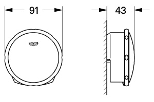 Слив-перелив Grohe Talentofill 28990000 + 19952000 - 3
