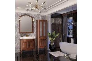 Шкаф-пенал Opadiris Лоренцо 56 светлый орех - 2