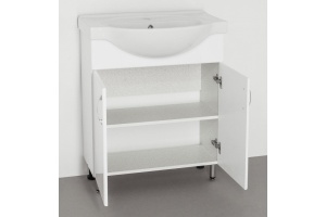 Тумба с раковиной Style Line Эко Стандарт №23 70 белая - 2