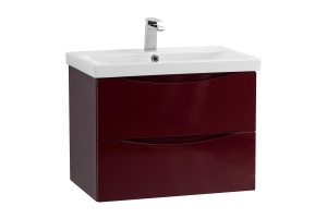 Тумба с раковиной BelBagno Marino-Cer 70 бордовый - 2