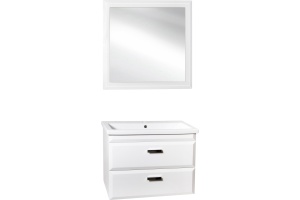 Мебель для ванной Style Line Лотос 80 Люкс Plus подвесная, белая