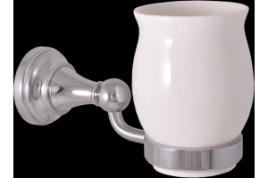 Стакан для зубных щеток Rav Slezak Morava хром