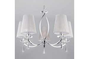 Подвесная люстра Eurosvet Valery 60079/5 хром