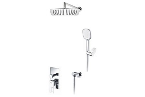 A16069 Встраиваемый комплект для душа с верхней душевой насадкой и лейкой