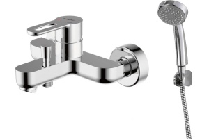 Смеситель Bravat Stream-D F637163C-B для ванны с душем, с лейкой