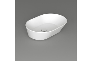 SIMAS WAVE Раковина чаша овальная  62х42х16,5 см, без отв под смеситель,цвет белый