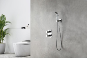 Смеситель Lemark Yeti LM7820С термостатический с гигиеническим душем, встраиваемый - 2