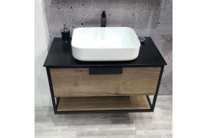 Мебель для ванной Comforty Кёльн 75 дуб темный - 3