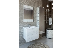 Зеркало Sanflor Чикаго 60, дуб крафт белый - 2