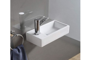 Раковина подвесная Ceramalux N 40 белый (9048DR) - 2