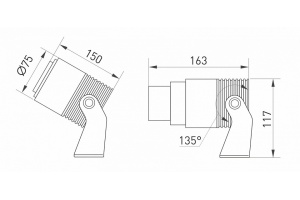 Настенно-потолочный прожектор Arlight Ray 032562 - 3