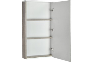 Зеркало-шкаф Aquaton Эмма 46 R белый-светлое дерево - 2