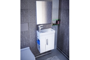 Тумба для комплекта IDDIS Torr 40 L, подвесная, белая - 2