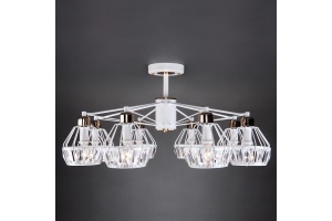 Люстра на штанге Eurosvet Lord 70075/8 белый - 3