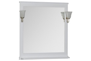 Зеркало Aquanet Валенса 90 белое