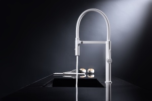 Смеситель для кухни Paulmark Leader белый матовый - 3