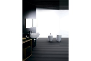 Унитаз приставной Simas Lft spazio с крышкой, белый (LFT20) - 2