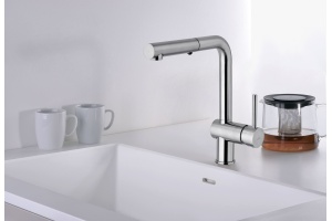 Смеситель Paffoni Light LIG285CR-MET для кухонной мойки - 2