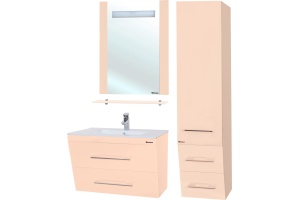 Тумба для комплекта Bellezza Берта подвесная 60 бежевая - 2