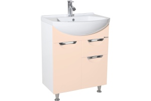 Тумба для комплекта Bellezza Альфа 65 бежевая с ящиком