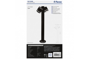 Наземный высокий светильник Feron Рио 11711 - 3