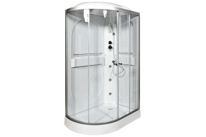 Душевая кабина Deto L 120х80 с гидромассажем и электрикой, хром (L602RGM+EL) - 2