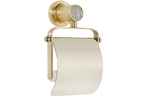 Держатель для туалетной бумаги Boheme Royal Cristal золото
