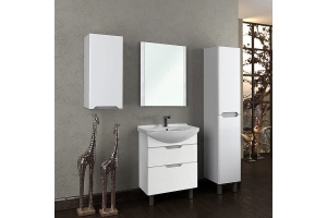 Тумба с раковиной Dreja.Eco Laguna Plus 75 белая - 2