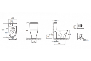 Напольный унитаз Jacob Delafon Odeon Up (4957CK-00) - 2