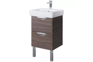 Тумба под раковину Aquaton Сильва 50 темное дерево - 3