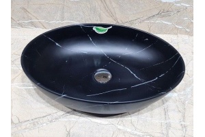 Раковина накладная CeramaLux MNC 51.5 см черный матовый (78166MBM)