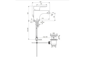 Смеситель для биде Ideal Standard Ceraplan III хром - 3