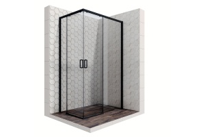 Душевой уголок Ambassador Queen 11011205RBlack 120x80