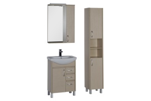 Шкаф-пенал Aquanet Донна светлый дуб - 2