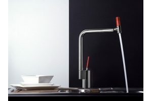 Смеситель для кухонной мойки Webert 360° белый (TS920302784) - 2