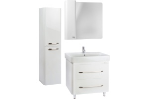 Зеркало-шкаф Bellezza Олимпия 80 L/R белое - 2