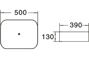 Раковина SantiLine SL-1051MR красная матовая - 2