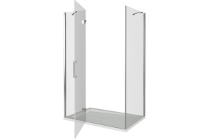 Душевой уголок Good Door Saturn WTW+SP левый 120х80х185 см - 3