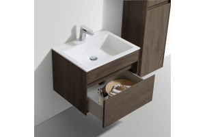 Тумба с раковиной Vincea Chiara 60 темное дерево - 2