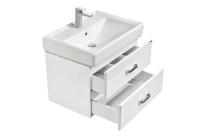 Тумба под раковину подвесная Aquaton Америна 70 белый глянцевый - 3