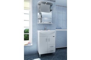 Тумба с раковиной Санта Уют 55 белый - 3