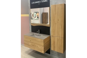 EB1840RU-P6 Sherwood Полочка для зеркала, 100 см, натуральный дуб - 3