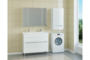 Тумба с раковиной Санта Лондон 100 белый - 3