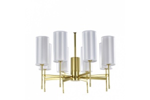 Подвесная люстра Newport 7320 7328/C gold без абажуров