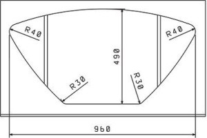 Мойка кухонная Florentina Липси 980С жасмин - 3