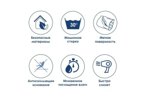 NEW Ruwer BM-6709
Коврик для ванной комнаты